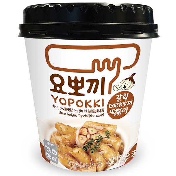 Yopokki - Garlic Teriyaki Topokki (Gnocchi di riso coreano) - 120g